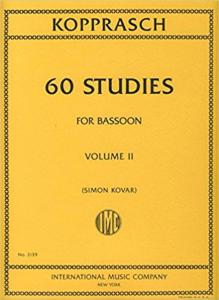 C. Kopprasch - 60 Studies - volume 2 pour Basson
