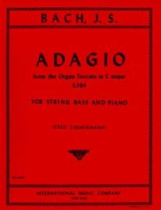 Jean-Sébastien BACH - Adagio, Organ Toccata in C maj. BWV 564  pour Contrebasse et piano