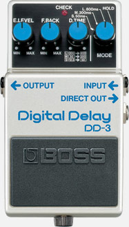Boss DD-3 (Effet Digital Delay)