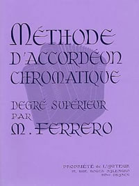 Médard FERRERO - Méthode d'accordéon chromatique Degré supérieur Mauve