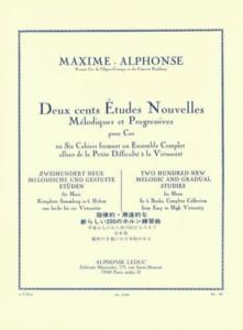 MAXIME-ALPHONSE - Deux cents Etudes Nouvelles pour COR Cahier 2