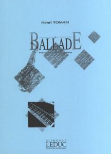 H.TOMASI - Ballade pour Saxophone Alto et Piano