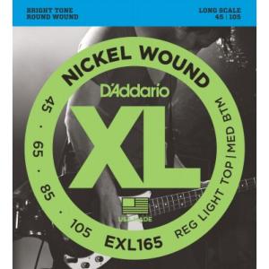 D'Addario EXL165 (45-105) Regular Light Top