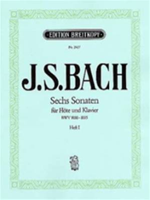 Bach - 6 sonates BWV 1030-1035 vol. 1