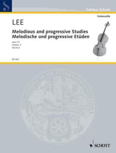 Sebastian Lee 40 Etudes Mélodiques et Progressives, op. 31 Vol. 2 - Violoncelle