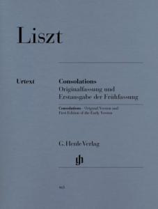 LISZT - Consolations piano