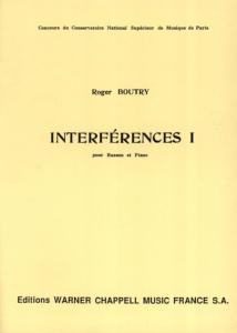 Roger Boutry - Interférences 1 pour basson et piano