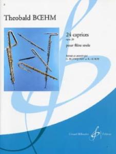 TH.BOEHM - Vingt-Quatre Caprices Op.26 pour Flûte Traversière seule