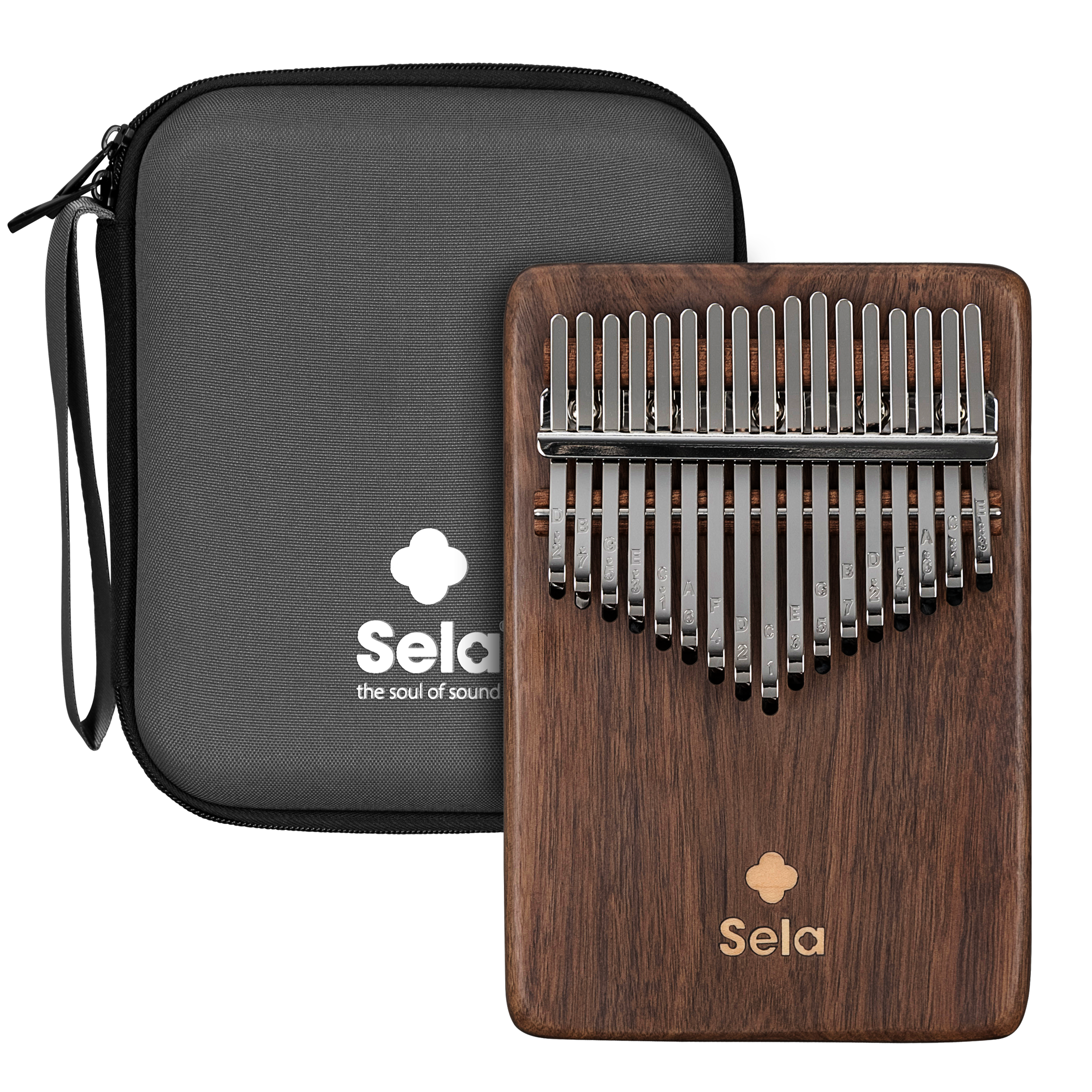 Sela 17 Noyer (Kalimba 17 Notes)