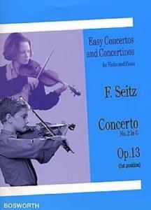 F.SEITZ - Concerto en Sol Opus 13 pour violon et piano