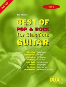 Best of Pop & Rock for classical guitar volume 9