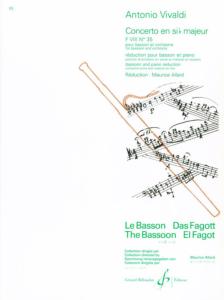 VIVALDI - Concerto F. 8 n° 35 en sib majeur pour basson et piano