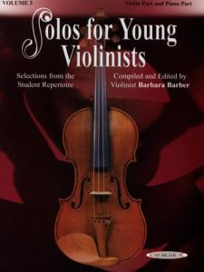 Barbara Barber - Solos for Young Violinists vol 3