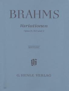 BRAHMS - Variations Opus 21 n°1 et n° 2 pour piano