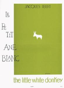 Jacques IBERT - Le petit âne blanc pour piano