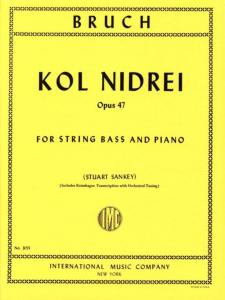 Max Bruch - Kol Nidrei op. 47 pour Contrebasse et piano