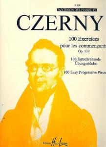 CZERNY - 100 Exercices pour les commençants Op.139