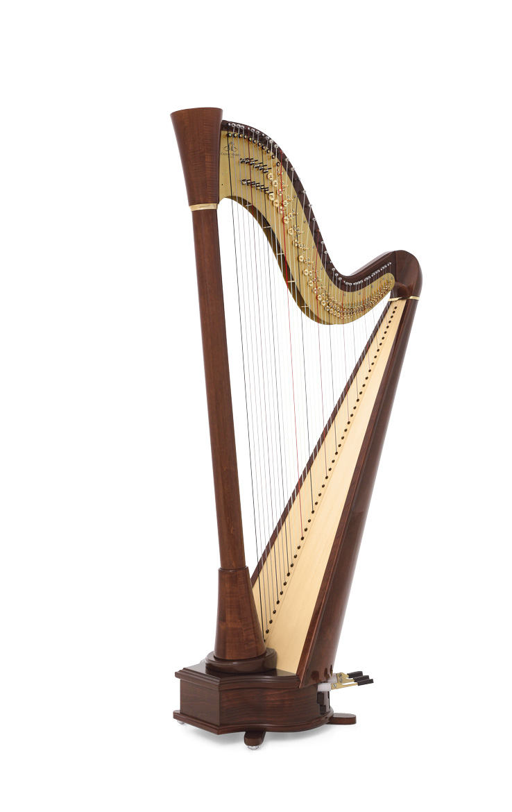 Occasion Harpe à pédales Camac Clio 44 cordes + housse