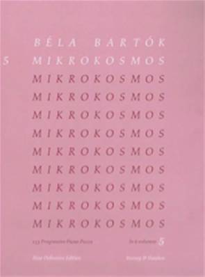 Béla BARTOK - Mikrokosmos Vol.5 pour piano