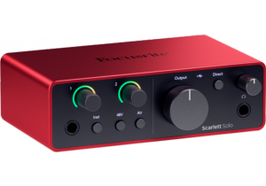 Focusrite Scarlett4 Solo (Carte Son)