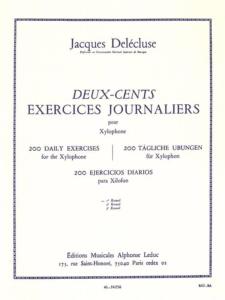 J.DELECLUSE - Deux cents Exercices Journaliers pour Xylophone Cahier 2
