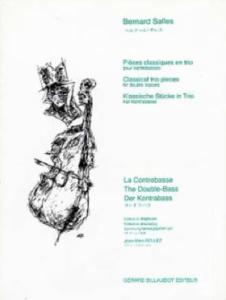 Bernard Salles - Pièces classiques en trio pour 3 contrebasses  Cond + Parties