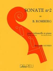 B.ROMBERG - Sonate n° 2 en do majeur Op. 43 pour Violoncelle et Piano