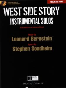 L.BERNSTEIN - WEST SIDE STORY Instrumental Solos VIOLIN et PIANO avec CD