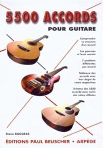 S.RODGERS - 5500 ACCORDS pour Guitare