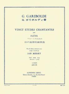 Giuseppe GARIBOLDI - 20 Etudes Chantantes Op.88 pour la Flûte Traversière