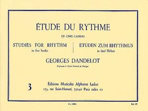 G.DANDELOT - ETUDE DU RYTHME VOL.3