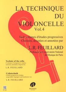 FEUILLARD - LA TECHNIQUE DU VIOLONCELLE VOL.4