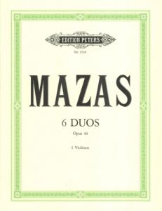 MAZAS - 6 Duos op. 46 pour 2 violons