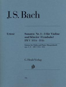 J.S.BACH - SONATES N°1 - 3 POUR VIOLON ET PIANO BWV 1014-1016