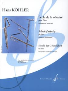 Ernesto KÖHLER - Ecole de la vélocité pour Flûte Traversière