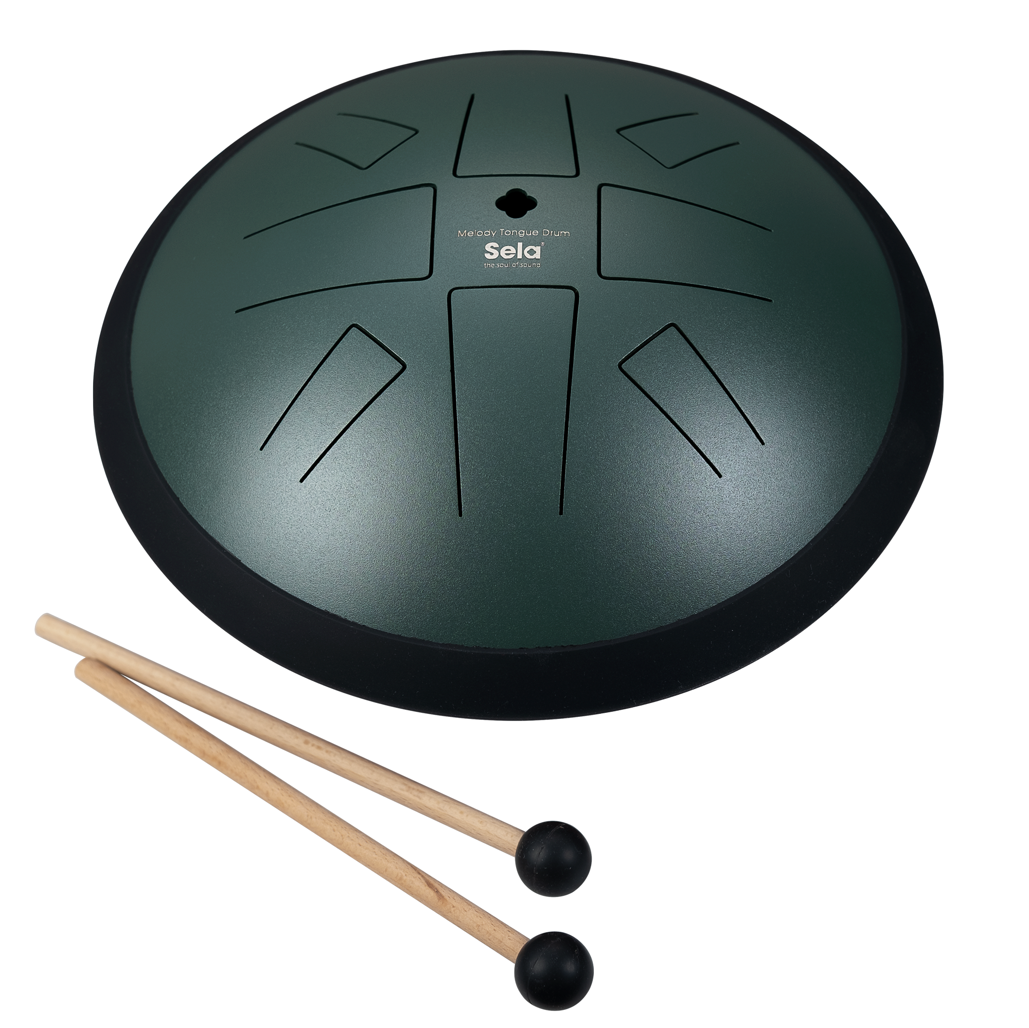 Sela Melody Tongue Drum 10" C Golden Gate Dark Green (25,5cm)