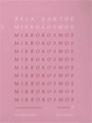 Béla BARTOK - Mikrokosmos Vol.3 pour piano