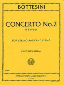 Giovanni Bottesini - 	 Concerto n° 2 in B minor pour contrebasse et piano rév. Lucio Buccarella