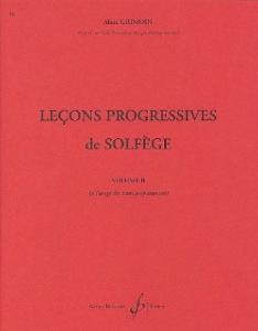 A.GRIMOIN - LEçONS PROGRESSIVES DE SOLFEGE VOL.2