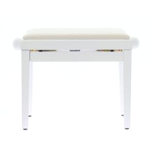 Banquette Bois Deluxe Blanc Satiné (Assise Velours)