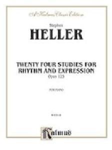 Stephen Heller - 24 Studies for Rythm and expression Op.125 pour piano