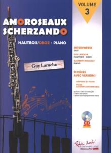 Amoroseaux Scherzando Vol.3 pour Hautbois et Piano + téléchargement