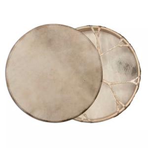 Tambour shamanique 18'' avec peau de buffle