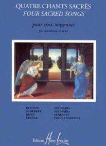 Quatre Chants Sacrées Voix Moyennes