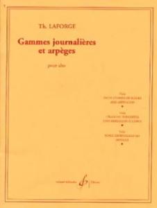 TH.LAFORGE - GAMMES JOURNALIERES ET ARPEGES POUR ALTO