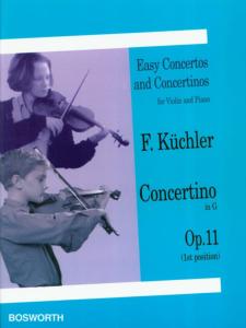 F.KÜCHLER - Concertino en Sol Op. 11 pour violon et piano