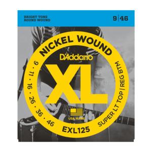 D'Addario EXL125 (9-46) Super Light/Regular Bott