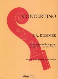 F.A.KUMMER - CONCERTINO POUR VIOLONCELLE ET PIANO