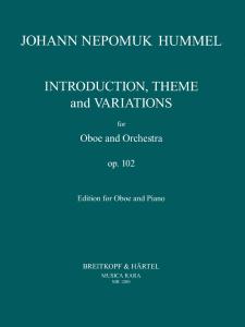 Johann Nepomuk Hummel - Introduction, Theme and Variations op. 102 - Oboe pour Hautbois et Piano