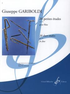 Giuseppe GARIBOLDI - 20 Petites Etudes Op.132  pour la Flûte Traversière